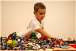 Child Building with Legos