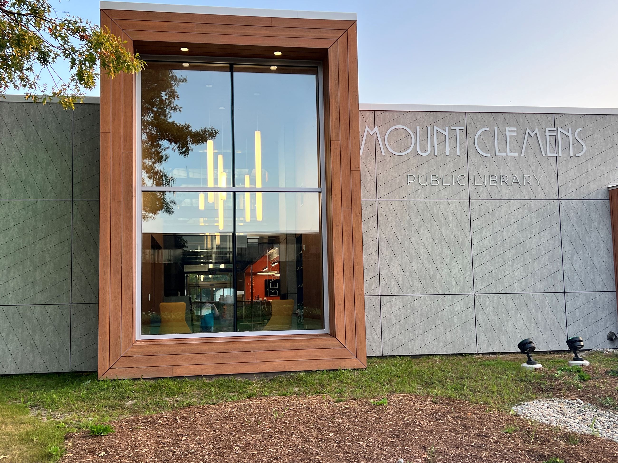 Completed Exterior - Tall Window