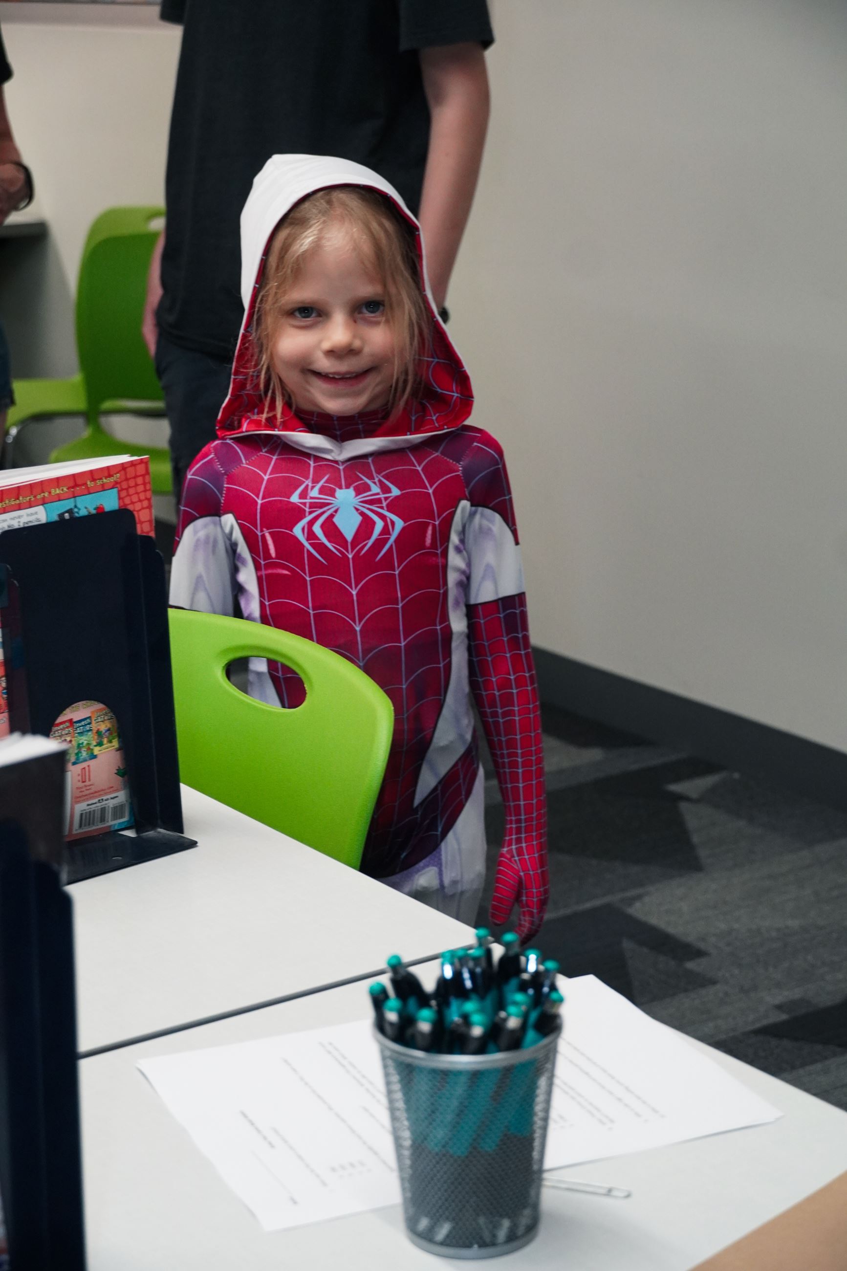 Child in Spiderman Costume
