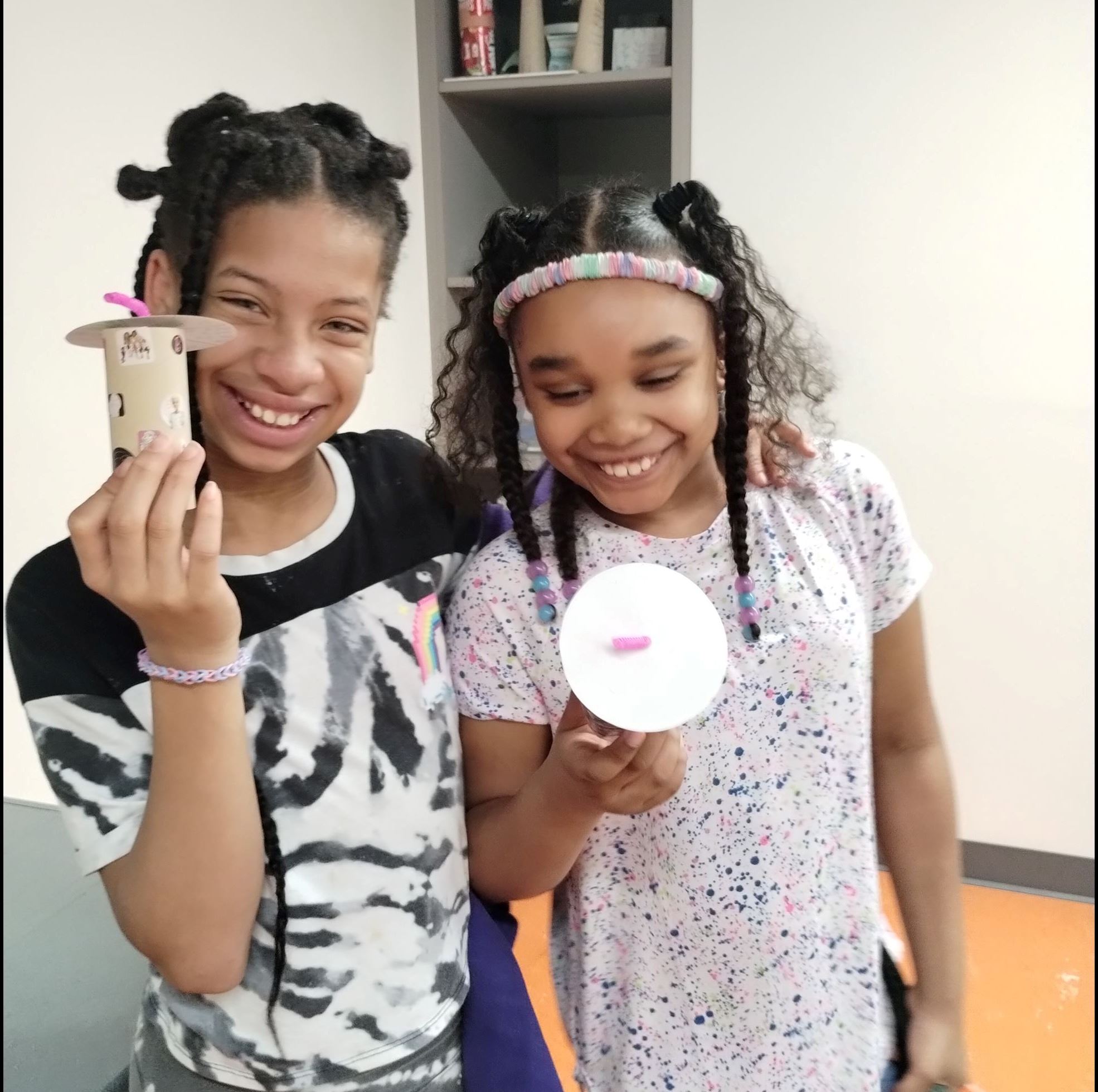 Children with Crafts